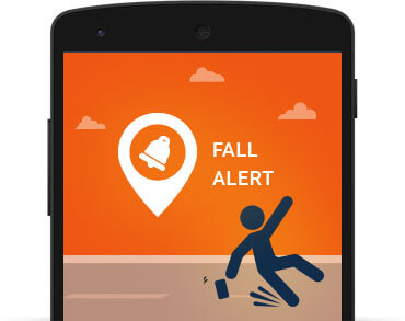 Child GPS Tracker Includes Fall Alert feature.