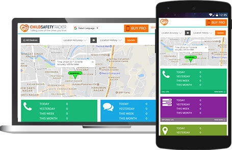 Access online control panel using the best Child Tracking App