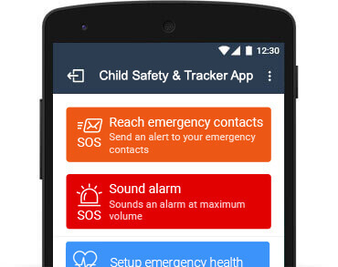 Child GPS Tracker includes SOS alert for dangerous situations